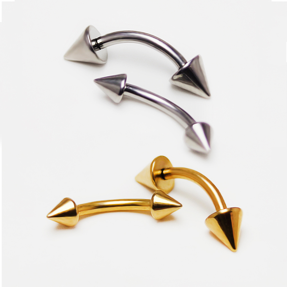 F136 Titanium Piercing 3-5mm O - Eyebrow Curved Barbell recensione e prezzo