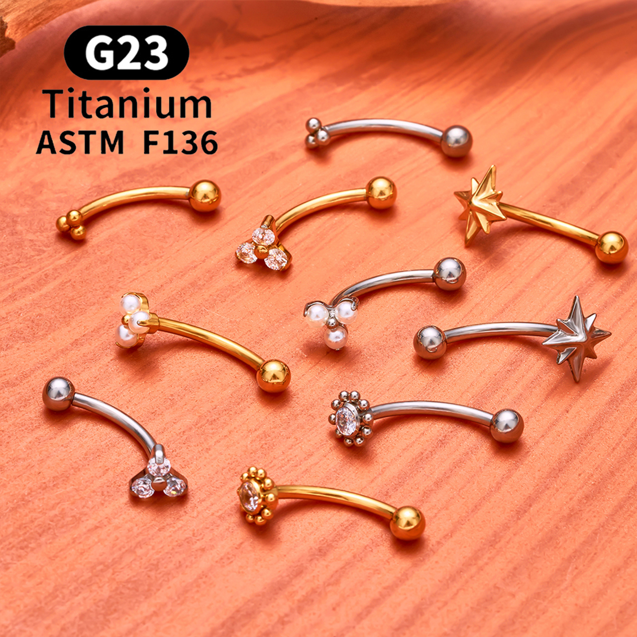 ASTM F136 Titanium Hexagram Ro - Belly Bar Titanium recensione e prezzo