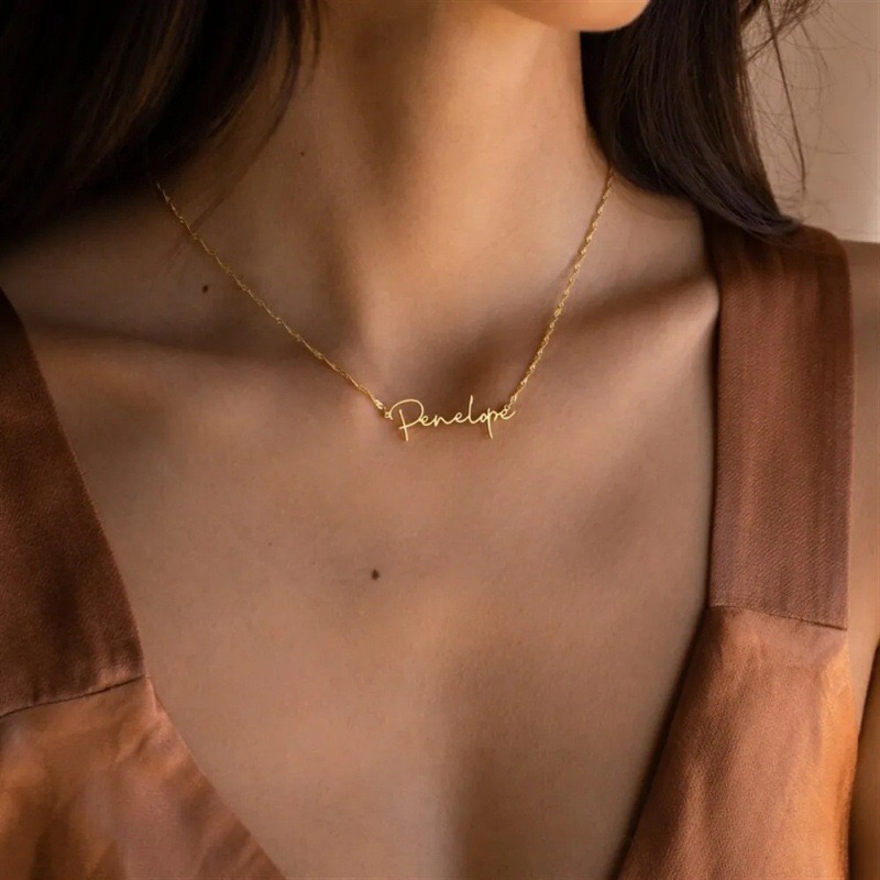 Custom Name Water Ripple Neckl - Body Jewelry Wholesale recensione e prezzo