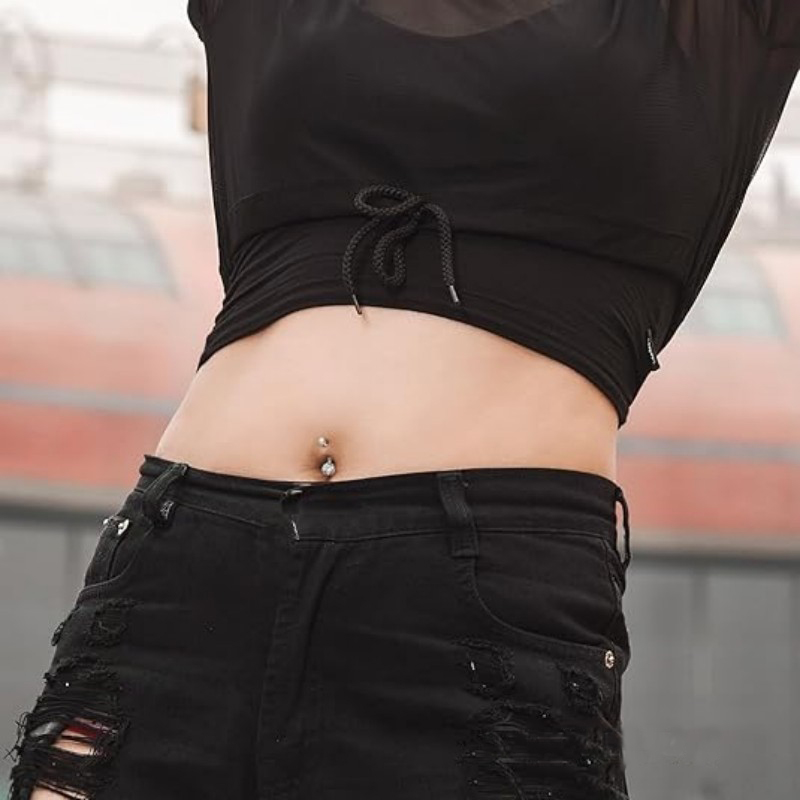 1PC G23 Titanium Belly Button  - Belly Bar Titanium recensione e prezzo