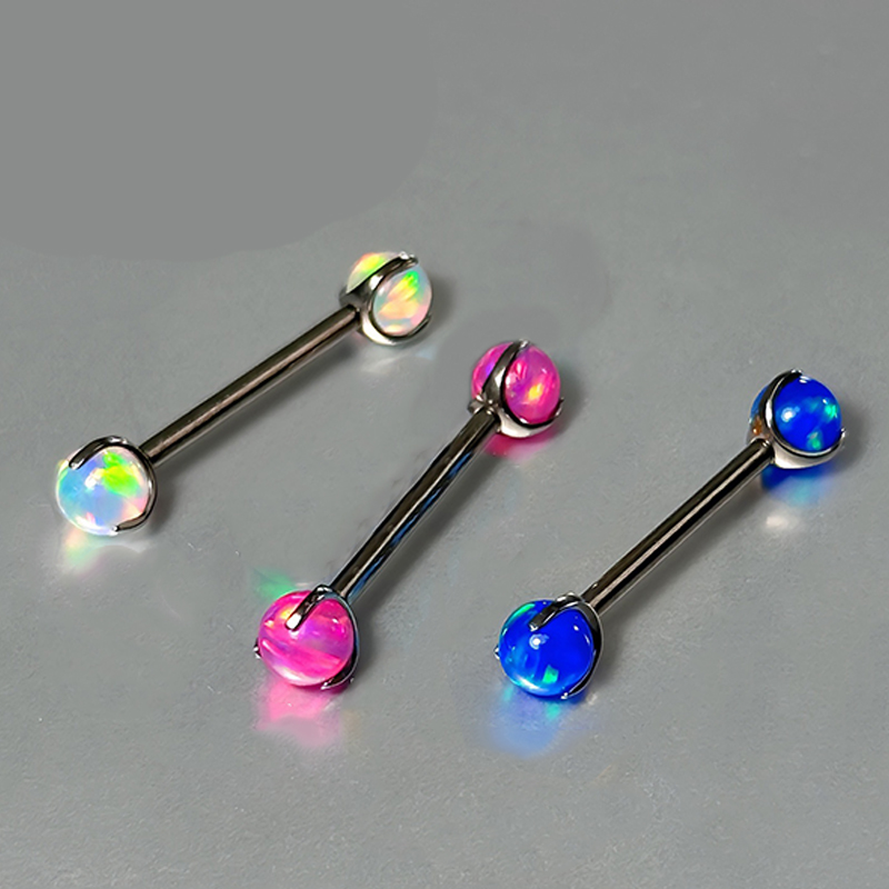 F136 Titanium Opal Milk Nail E - Eyebrow Curved Barbell recensione e prezzo