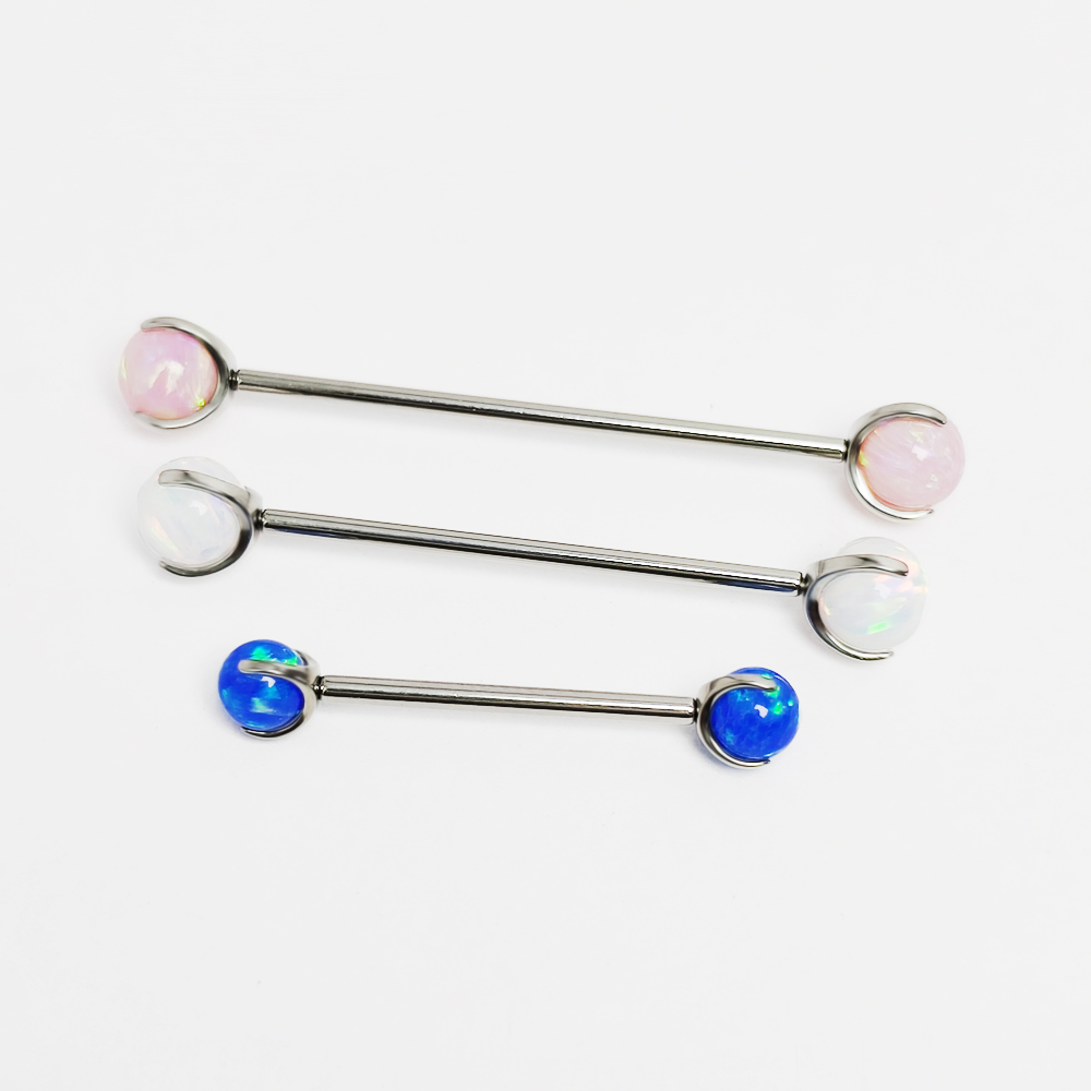 F136 Titanium Opal Milk Nail E - Eyebrow Curved Barbell recensione e prezzo