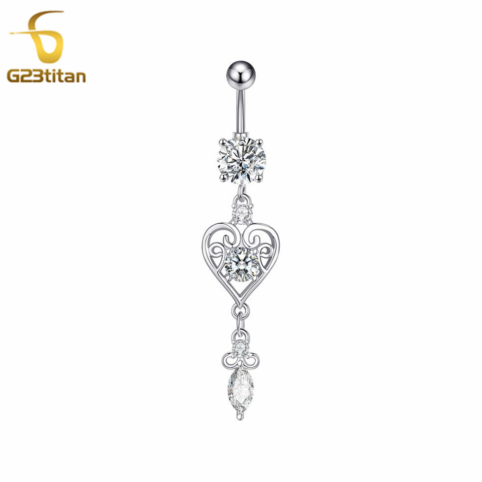 G23Titan Trendy Bohemia Heart  - Belly Bar Titanium recensione e prezzo