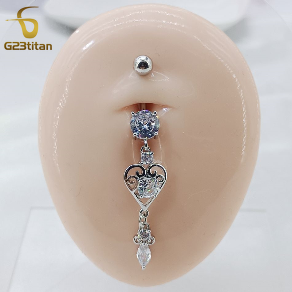 G23Titan Trendy Bohemia Heart  - Belly Bar Titanium recensione e prezzo