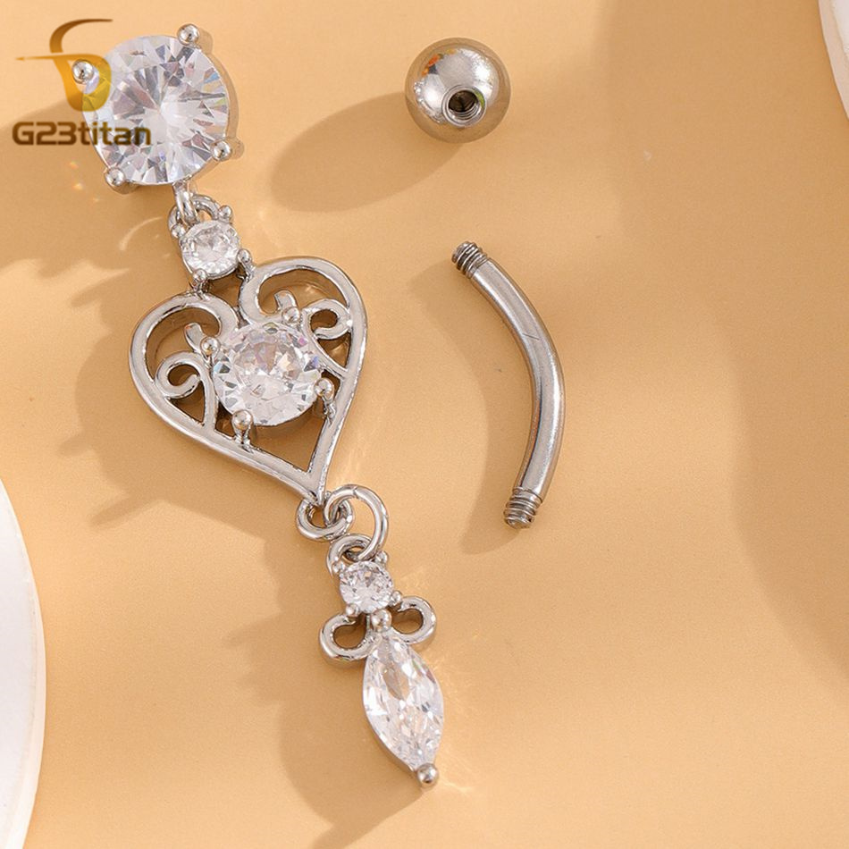 G23Titan Trendy Bohemia Heart  - Belly Bar Titanium recensione e prezzo