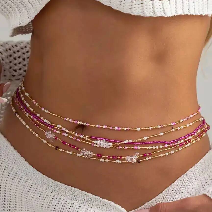 SHIXIN 6Pcs/Set Boho Colorful  - Body Jewelry Women recensione e prezzo
