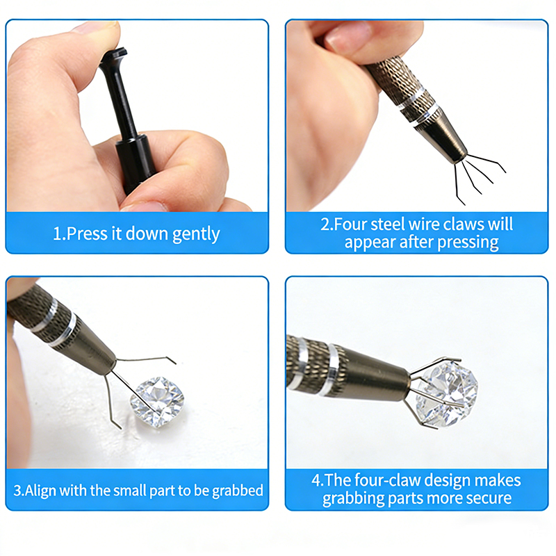 1pcs Jewelry Pick Up Tools Zir - Body Jewelry Holder recensione e prezzo