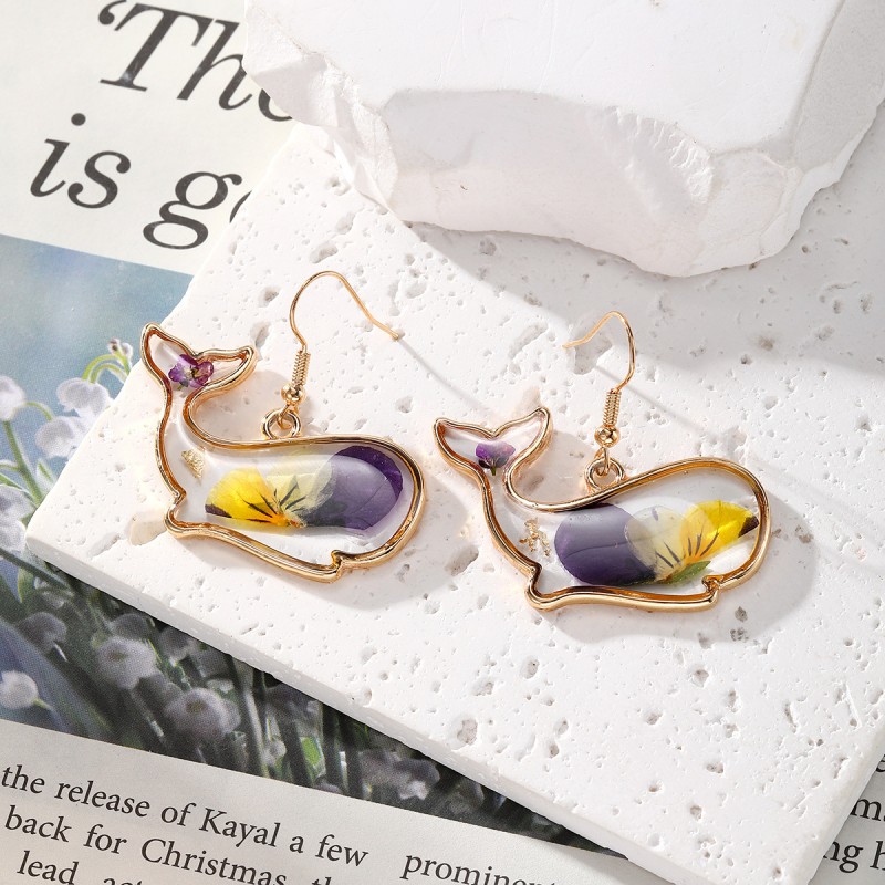 Cute Cat Claw Pressed Flower E - Body Jewelry Wholesale recensione e prezzo